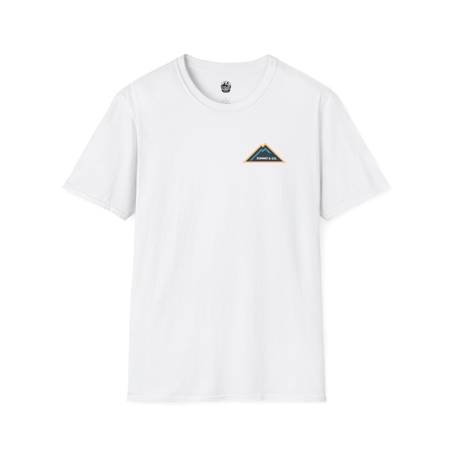Summit&Co. Softstyle Tee-Mountain& Line