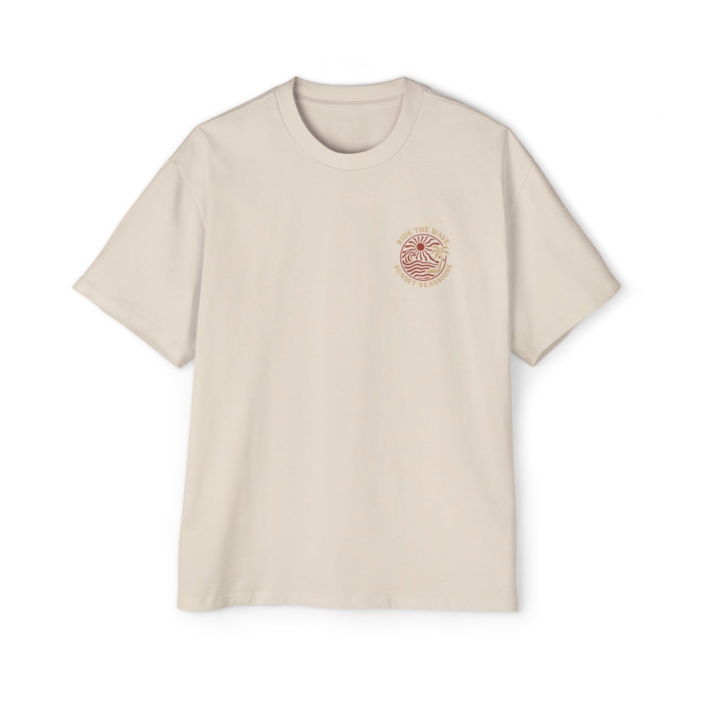 Men's Heavy Oversized Tee - Sunset Sessions