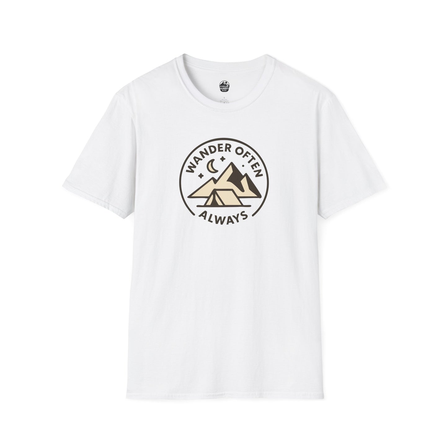 Summit&Co. Softstyle Tee-Wander Often Always