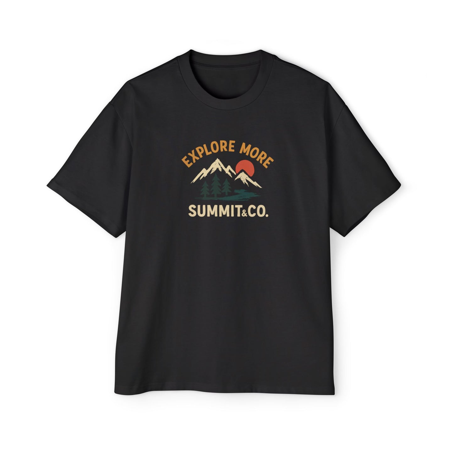 Men's Heavy Oversized Tee-Explore More