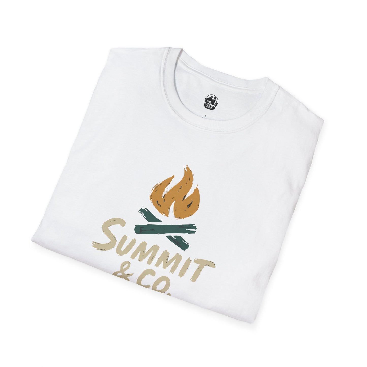 Summit&Co. Softstyle Tee- Brushed Fire