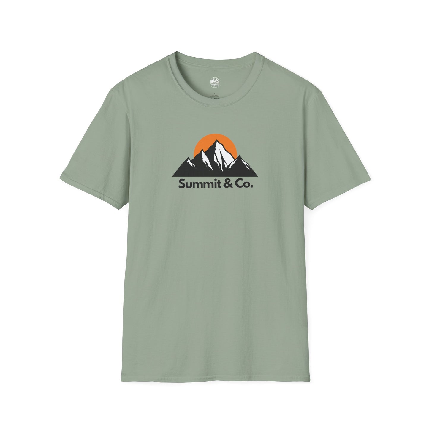 Summit&Co. Softstyle Tee-Mountain& Sun