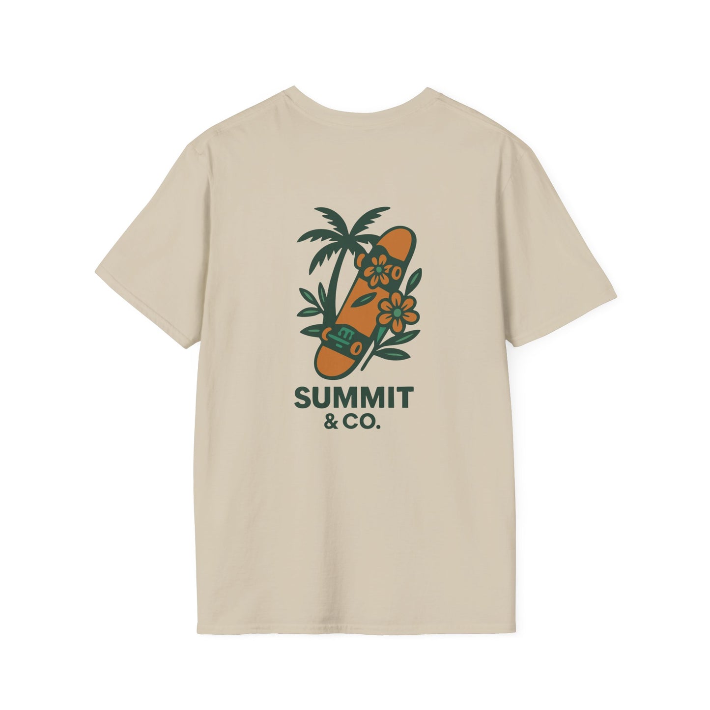 Summit&Co. Softstyle Tee-Born To Cruise (w/Back Design)