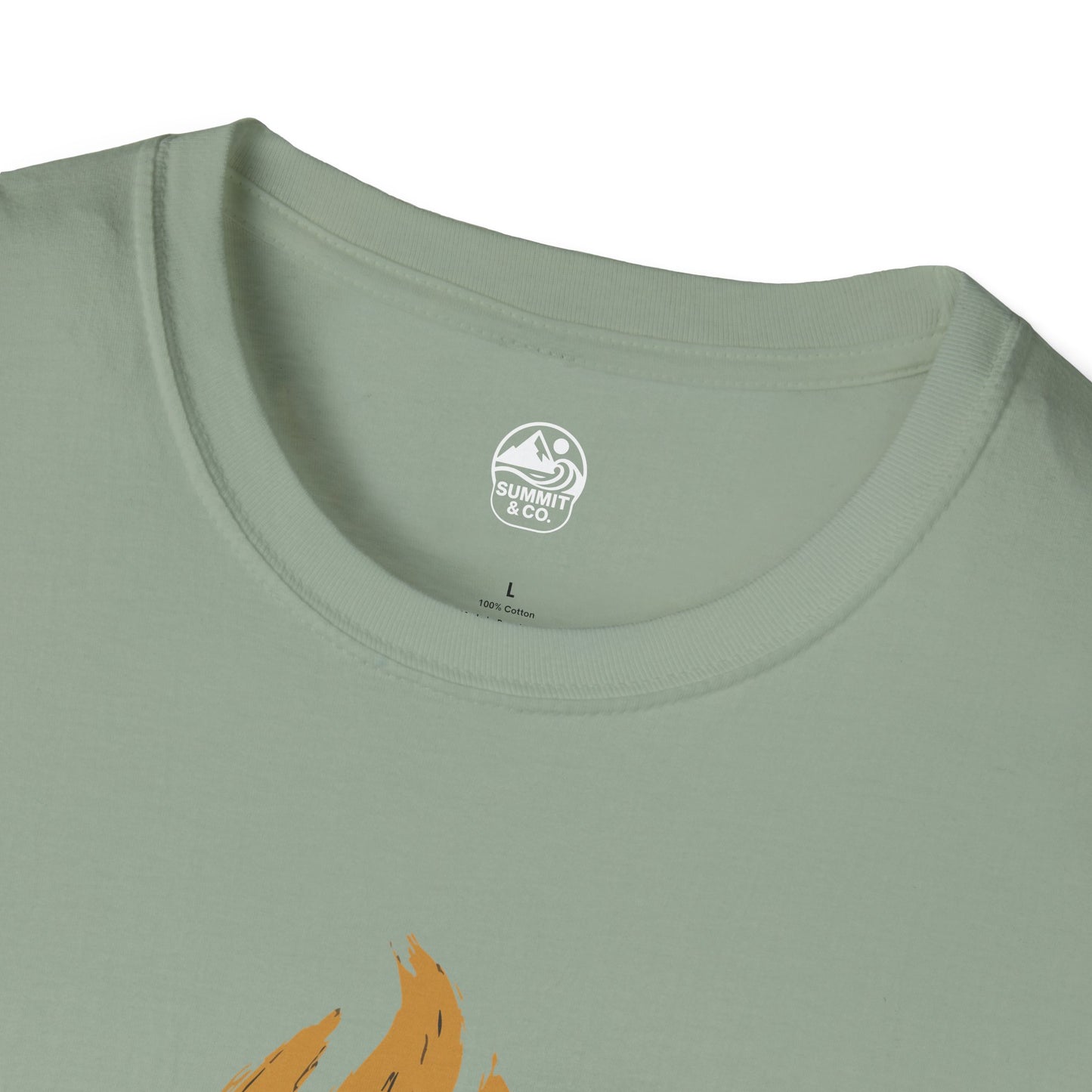 Summit&Co. Softstyle Tee- Brushed Fire