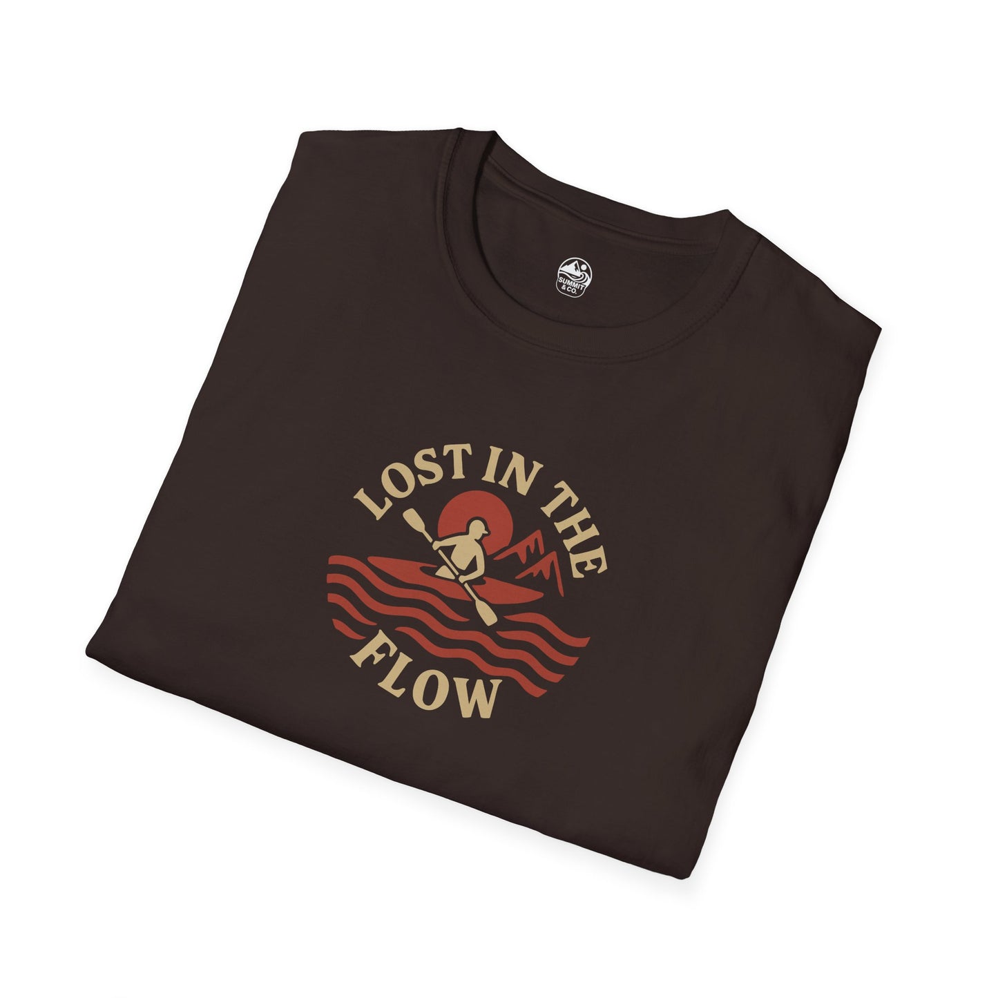 Summit&Co. Softstyle Tee-Lost In The Flow (w/Back Design)