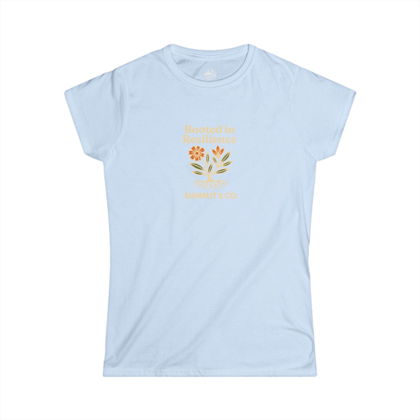 Summit&Co. Women's Slim Rooted In Resillience Tee