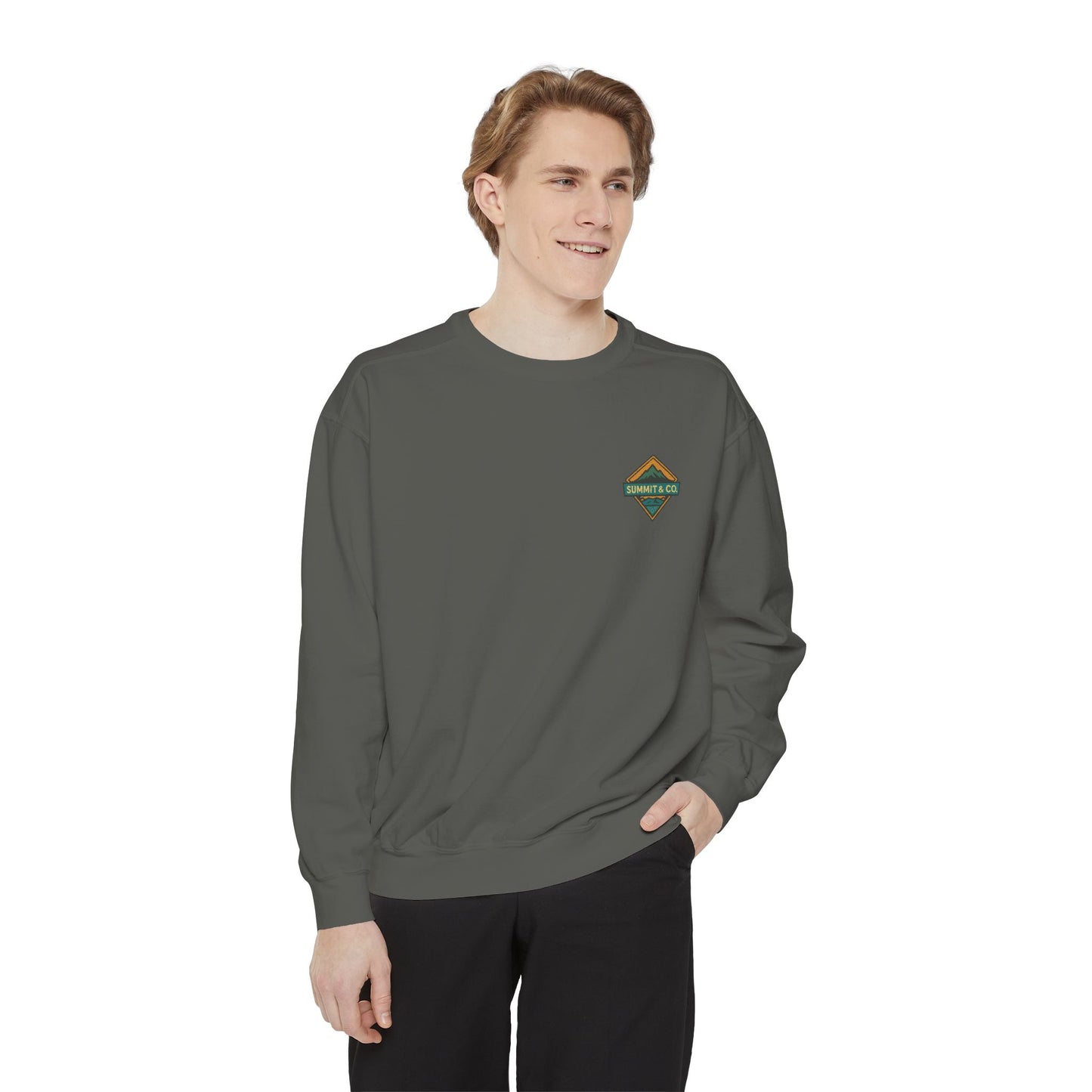Women's Garment-Dyed Diamond Sweatshirt