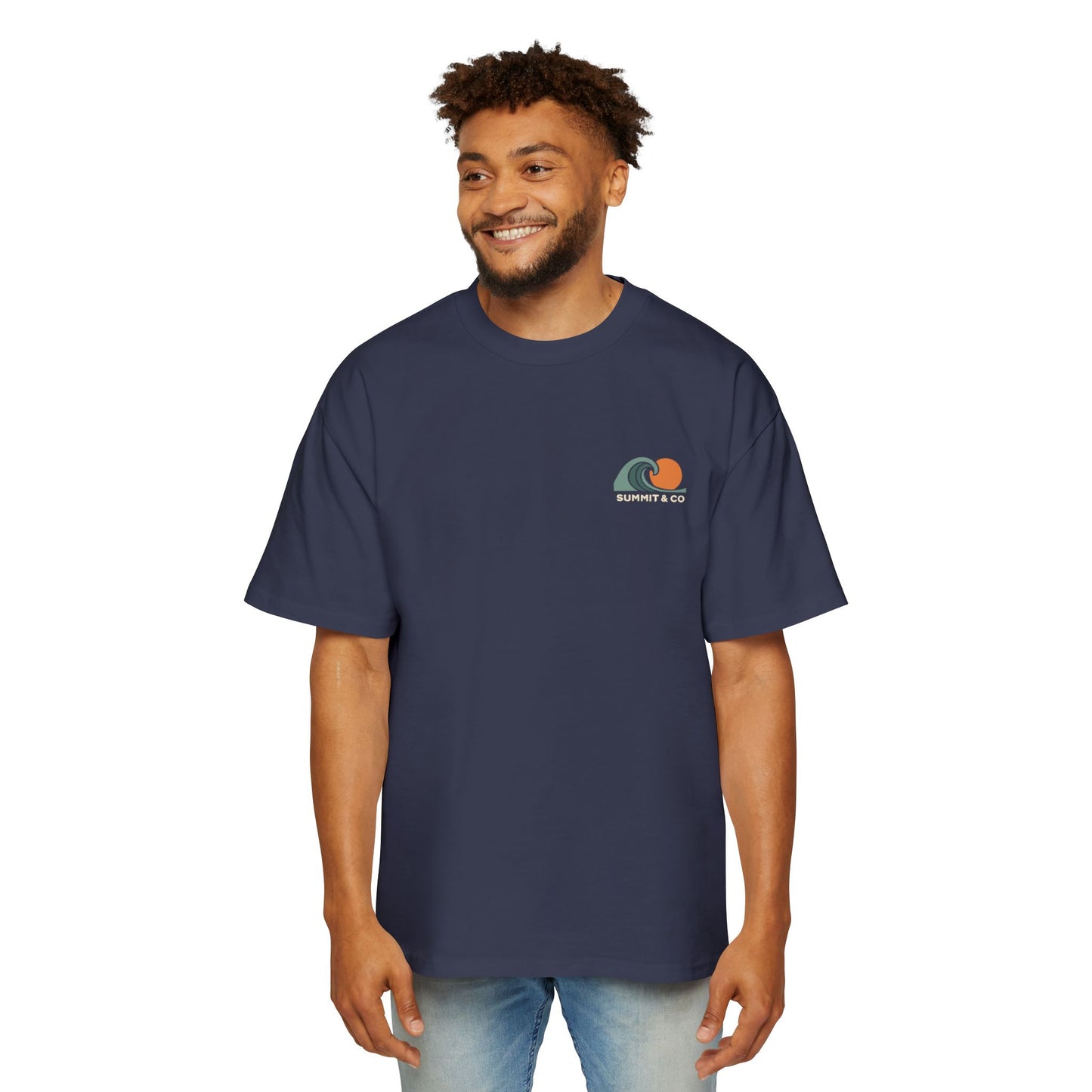 Men's Heavy Oversized Tee-Wavey