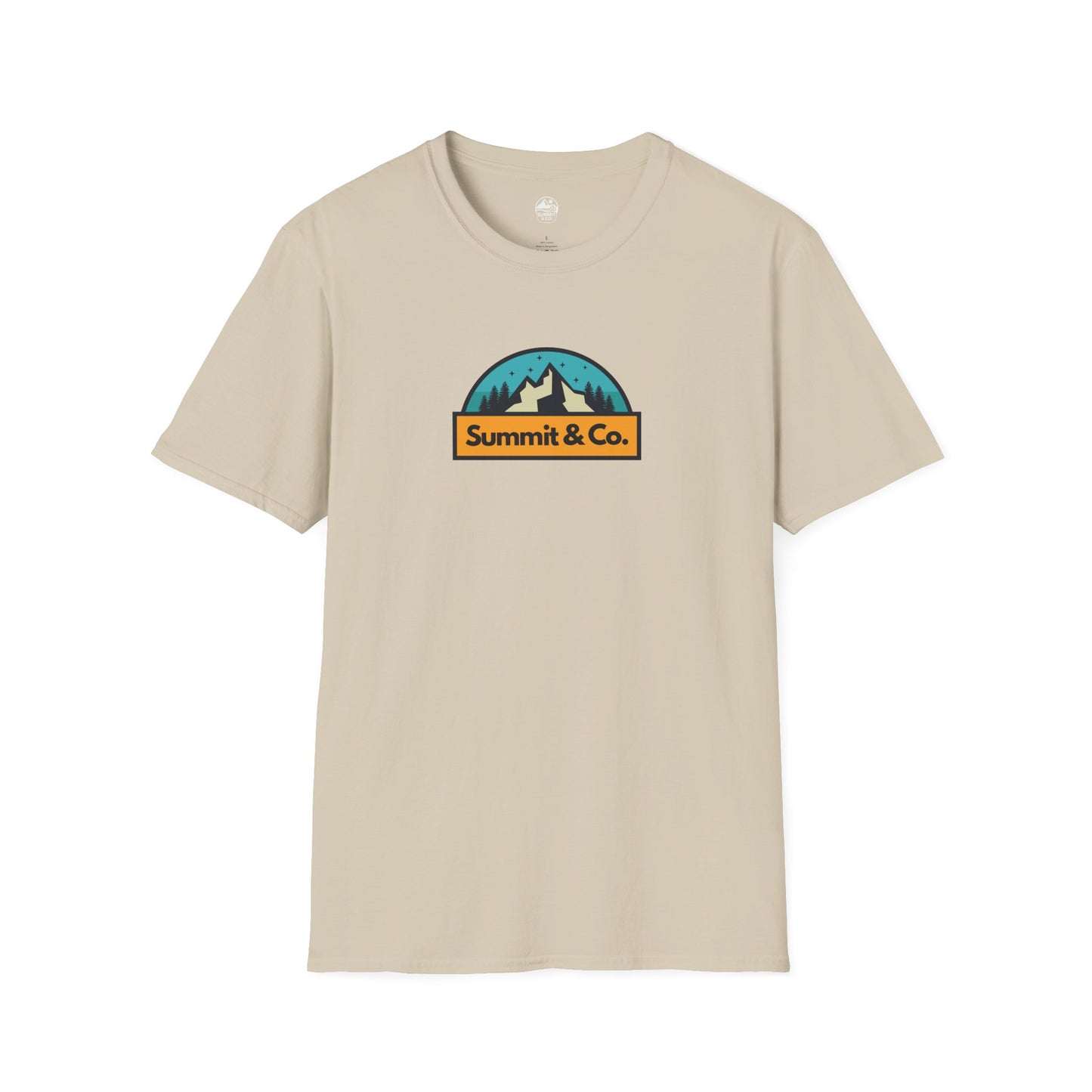 Summit & Co. Softstyle Tee-Vintage Logo