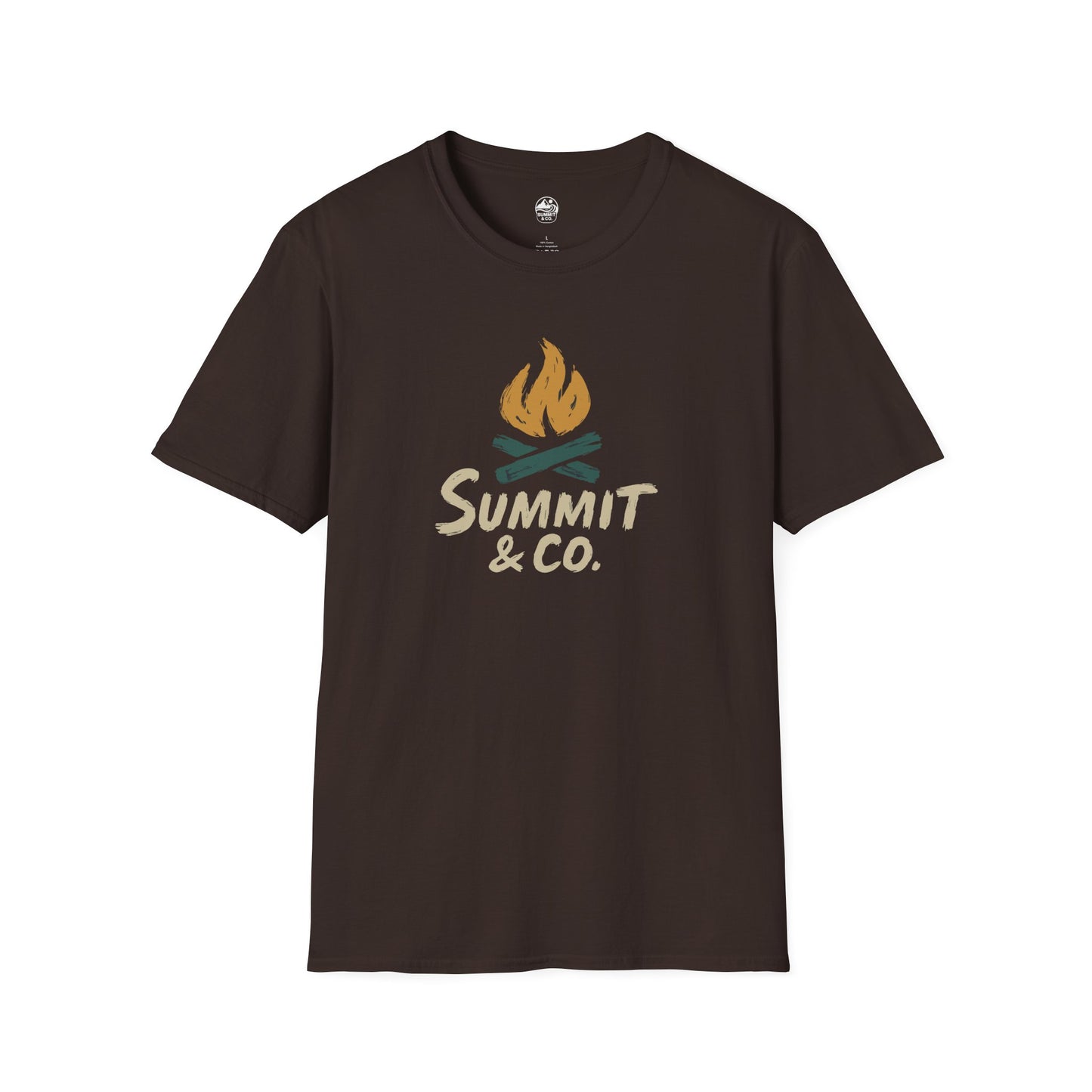 Summit&Co. Softstyle Tee- Brushed Fire