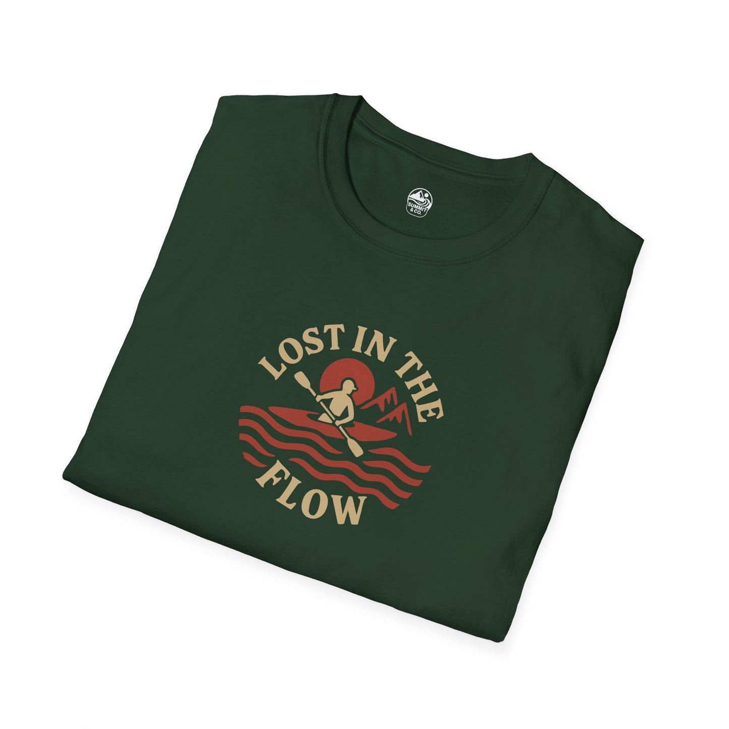 Summit&Co. Softstyle Tee-Lost In The Flow (w/Back Design)