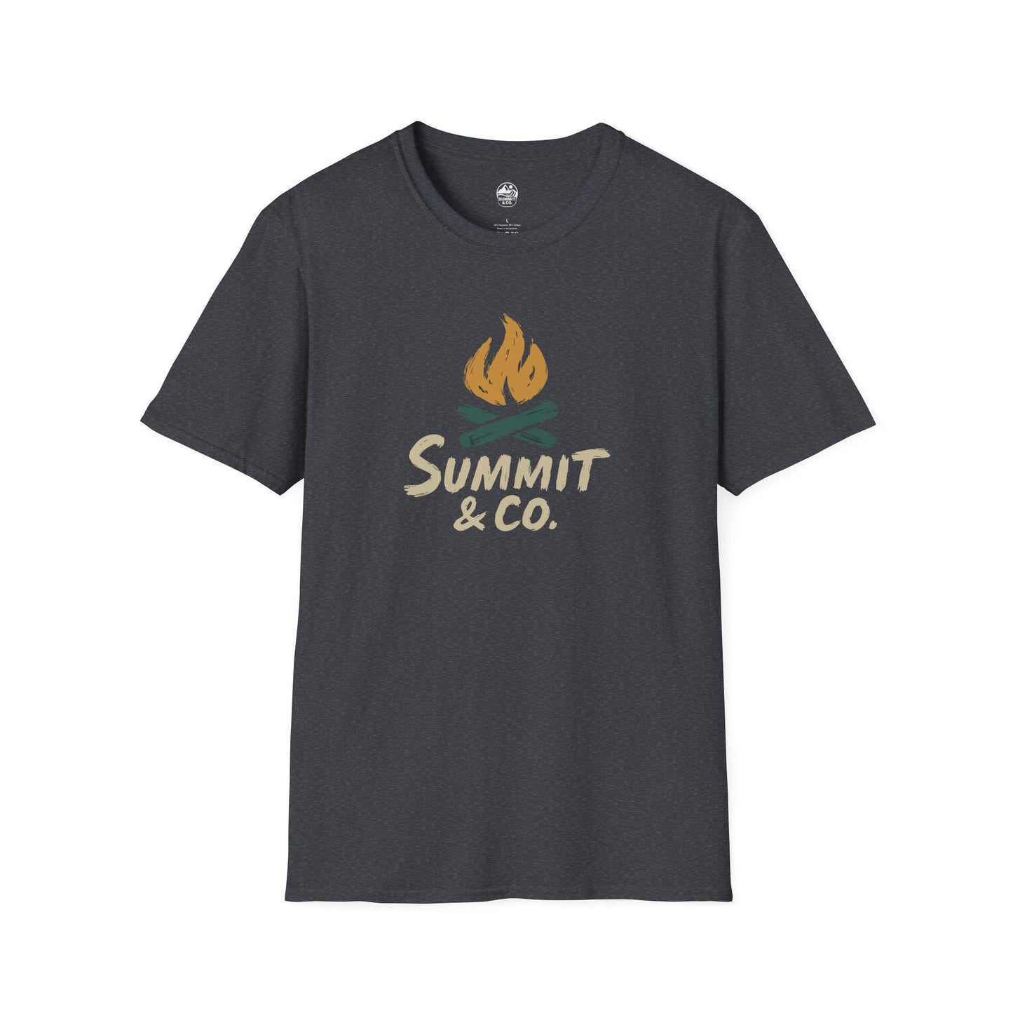 Summit&Co. Softstyle Tee- Brushed Fire
