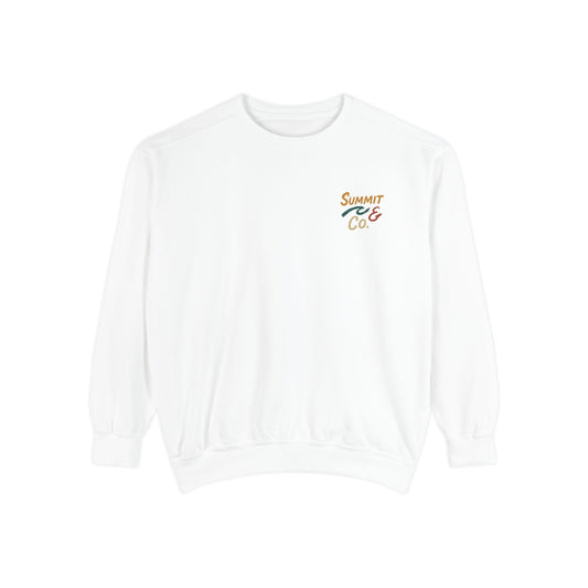 Unisex Summit&Co. Garment-Dyed Sweatshirt