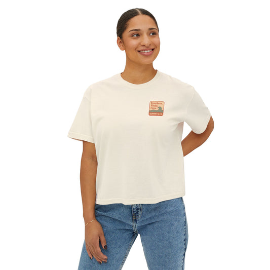Summit&Co. Women Boxy Tee Fearless Fluid Free