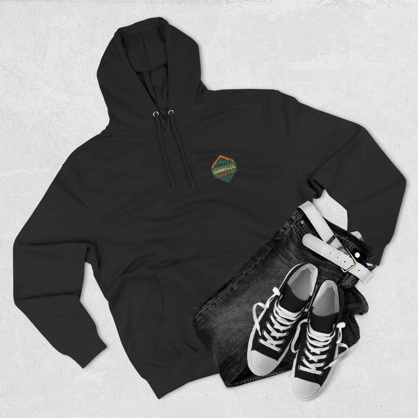 Summit & Co. Three-Panel Fleece Hoodie