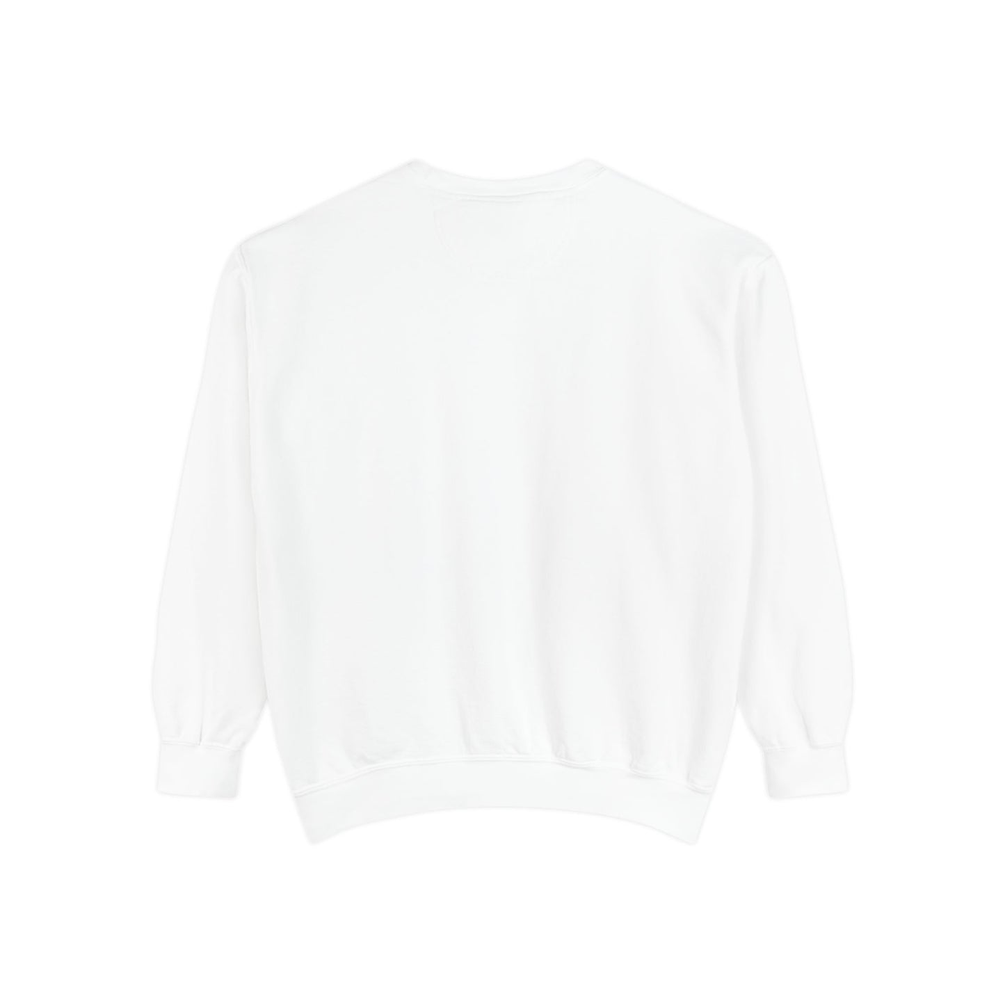 Women's Garment-Dyed Sweatshirt - Happy Camper nVintage Style Cozy Top for All Occasions