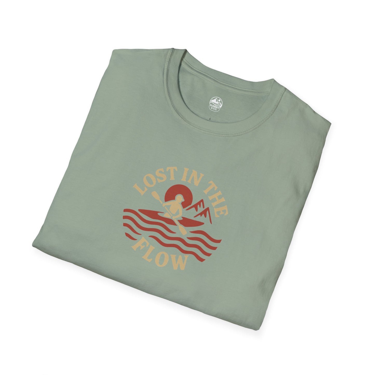 Summit&Co. Softstyle Tee-Lost In The Flow (w/Back Design)