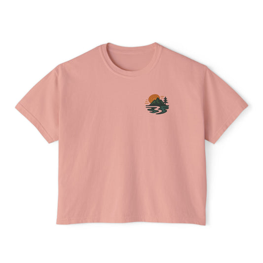 Summit&Co. Women Boxy Tee-Pastel