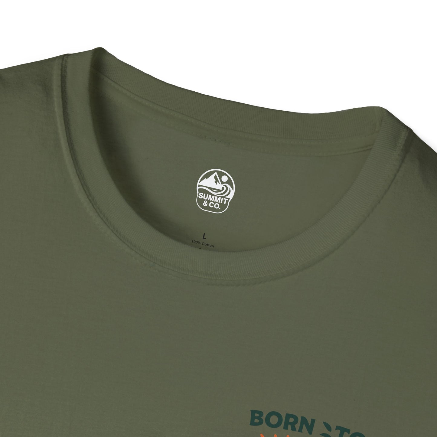 Summit&Co. Softstyle Tee-Born To Cruise (w/Back Design)