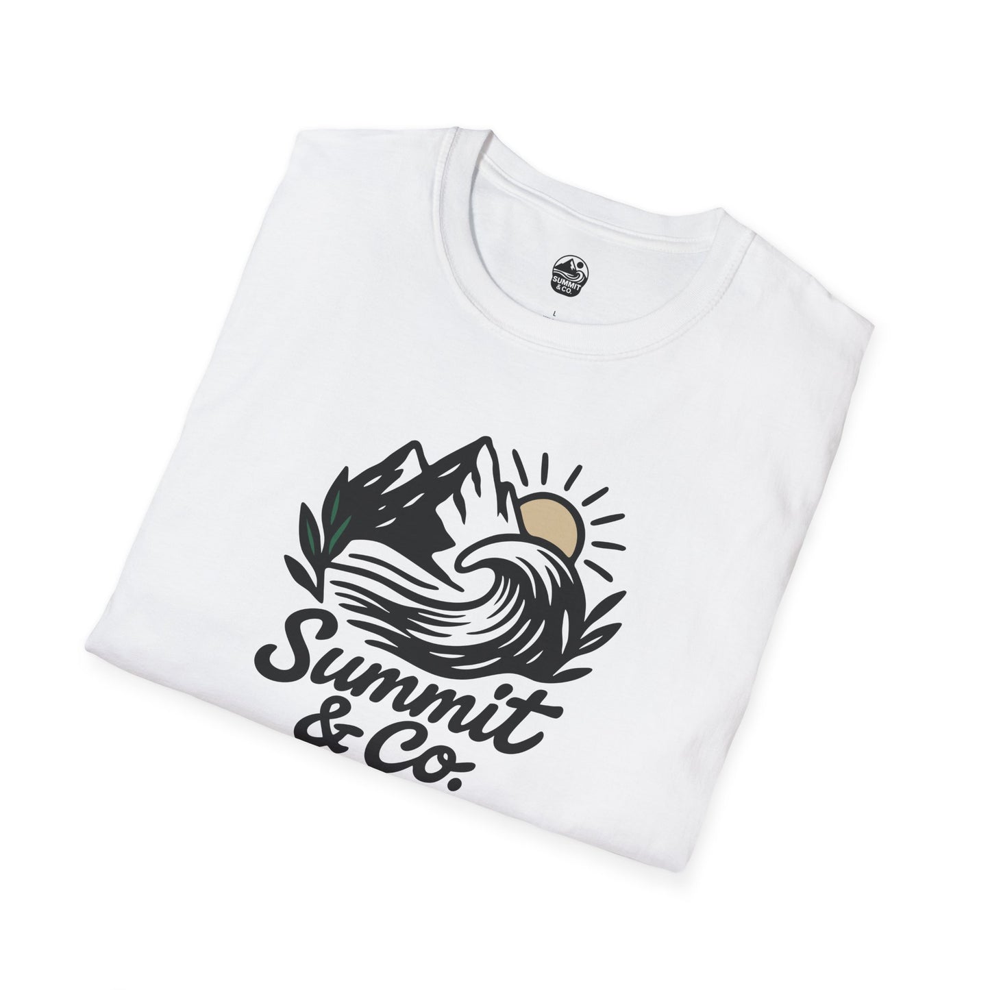 Summit&Co. Softstyle Tee-Brushed Mountains