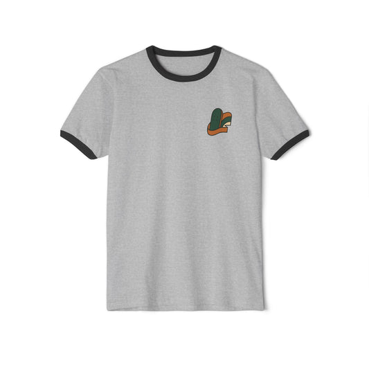 Skate Cotton Ringer T-Shirt – Eco-Friendly Style for Nature Lovers
