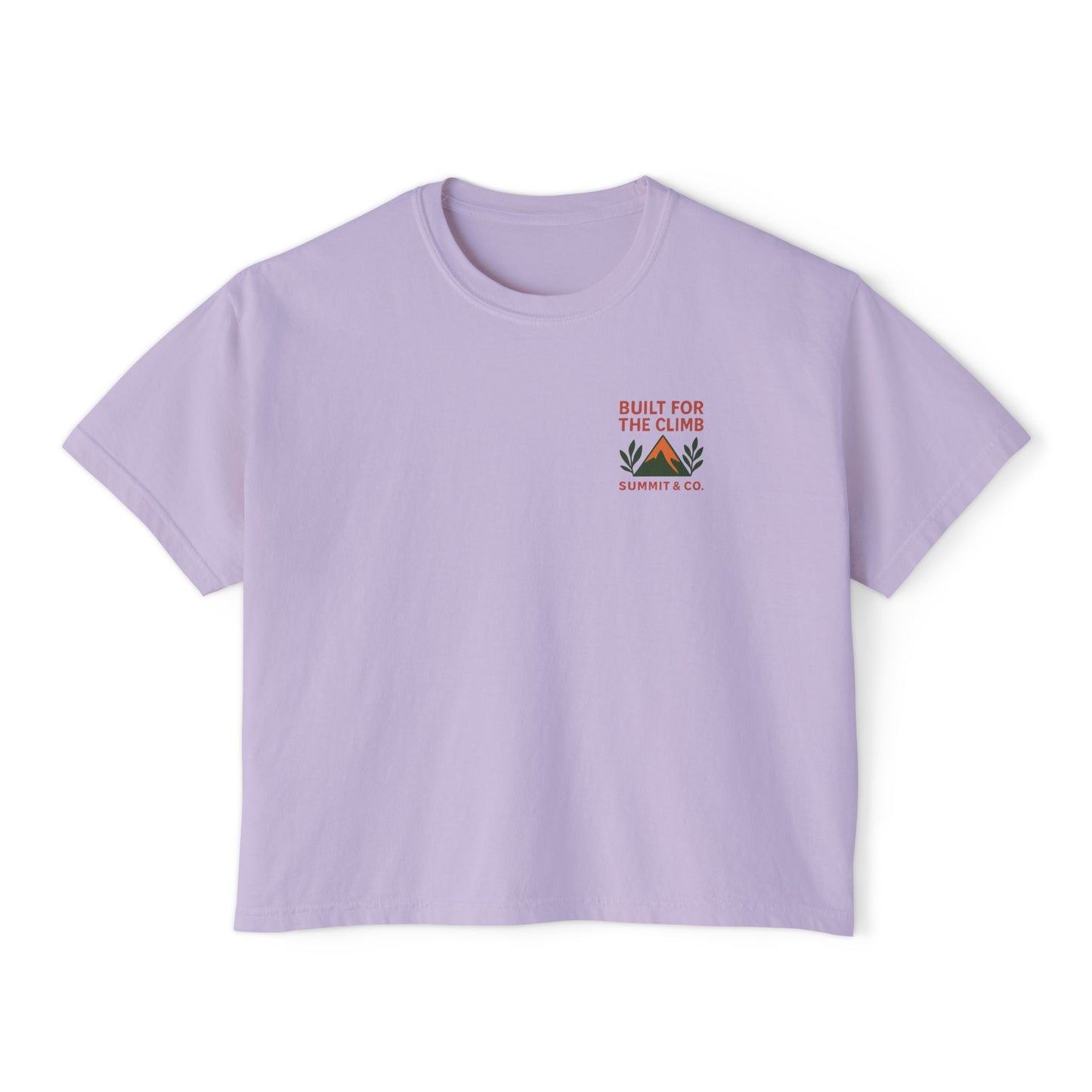 Summit&Co. Women Boxy Tee-Built For the Climb