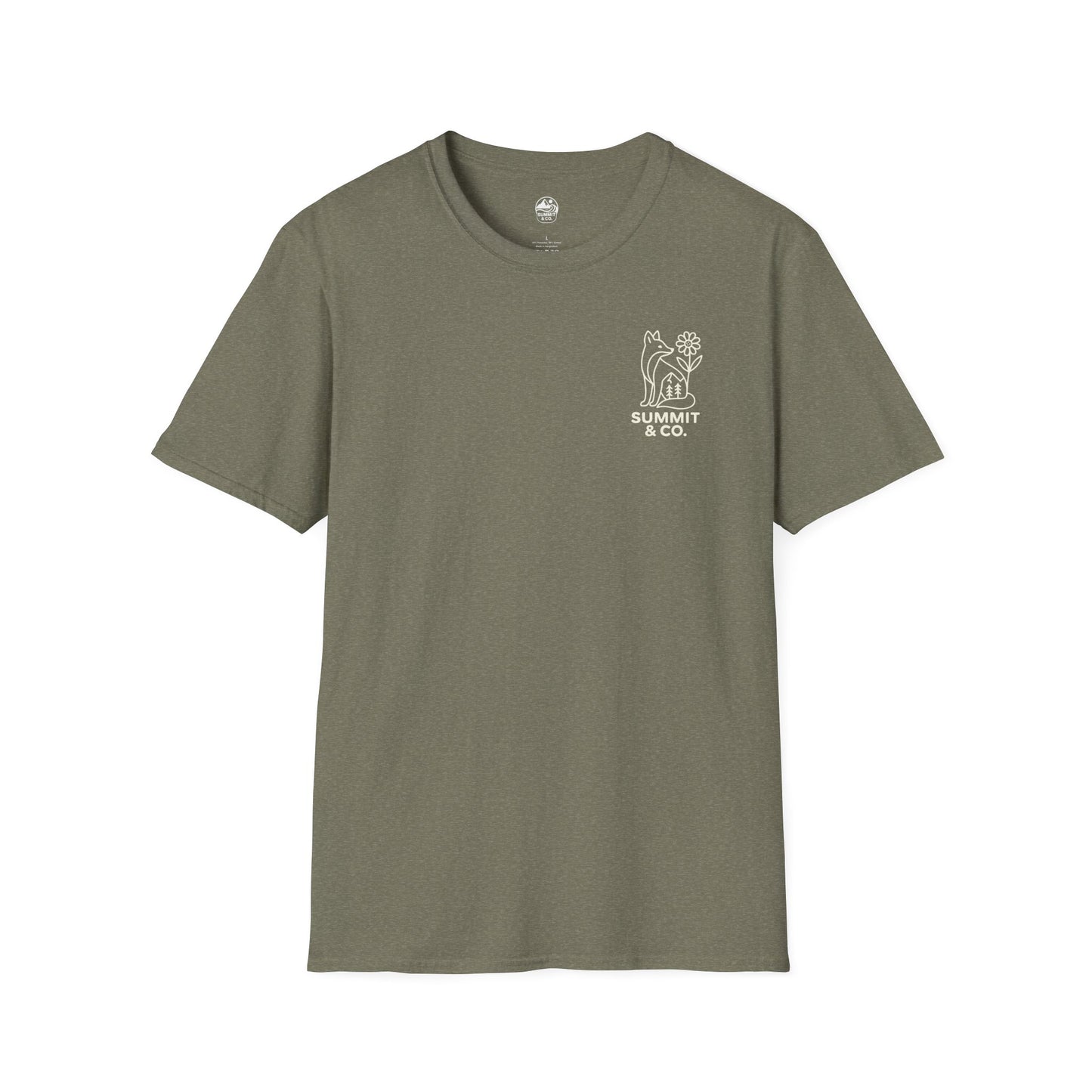 Summit&Co. Women's Softstyle Minimal Fox Tee