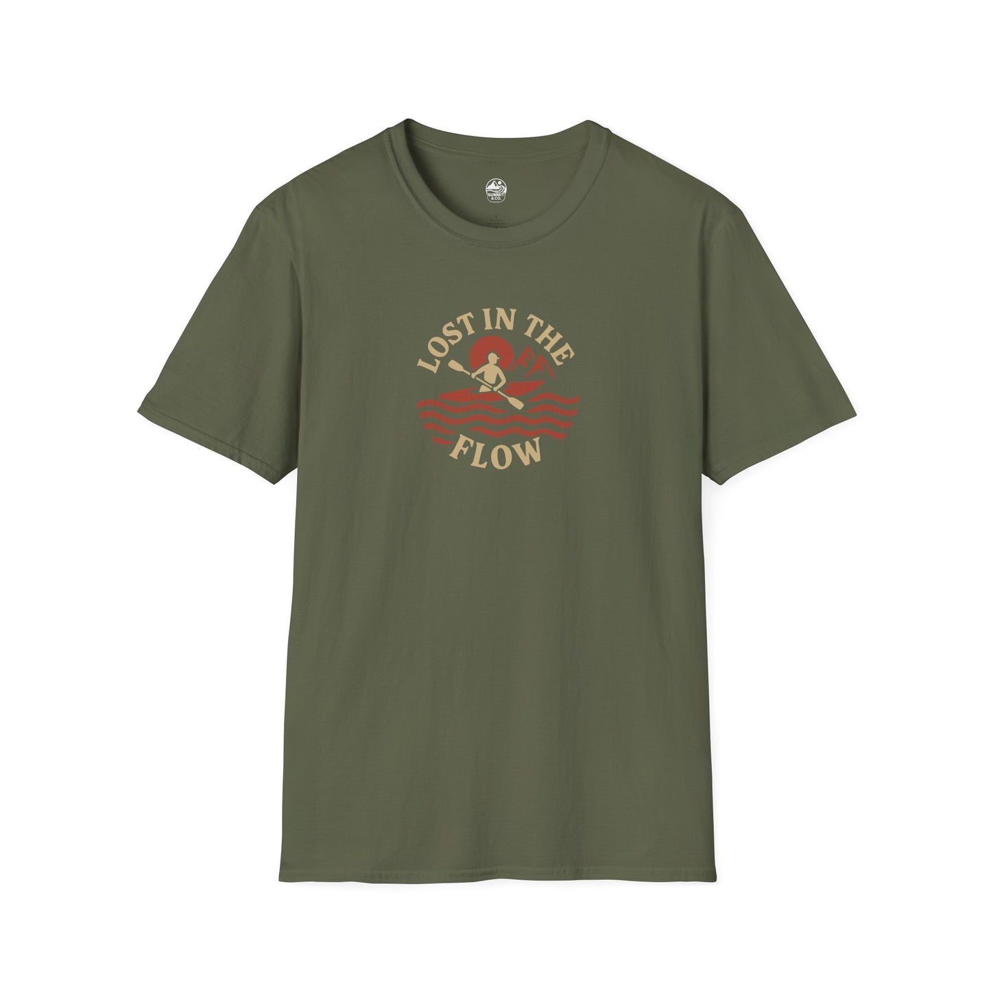Summit&Co. Softstyle Tee-Lost In The Flow (w/Back Design)