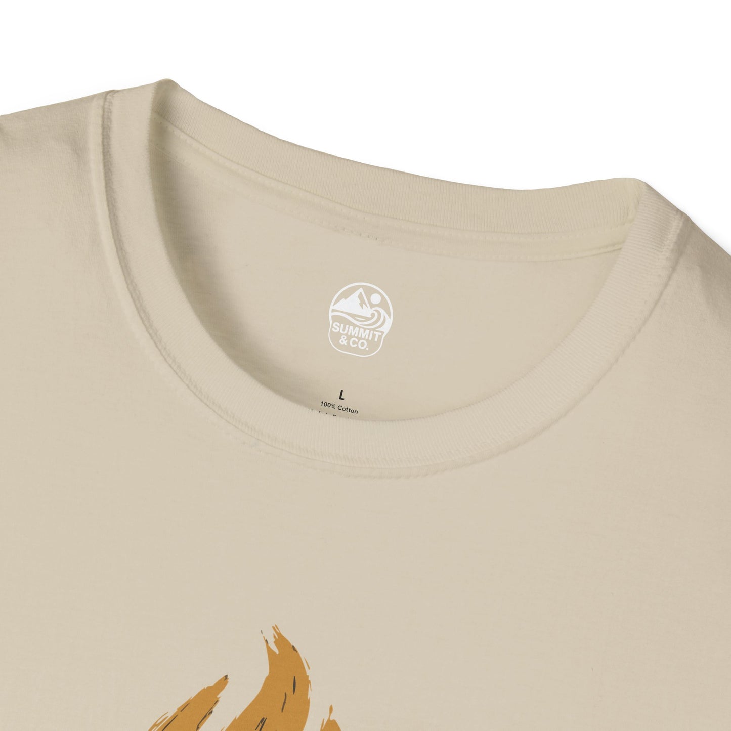 Summit&Co. Softstyle Tee- Brushed Fire