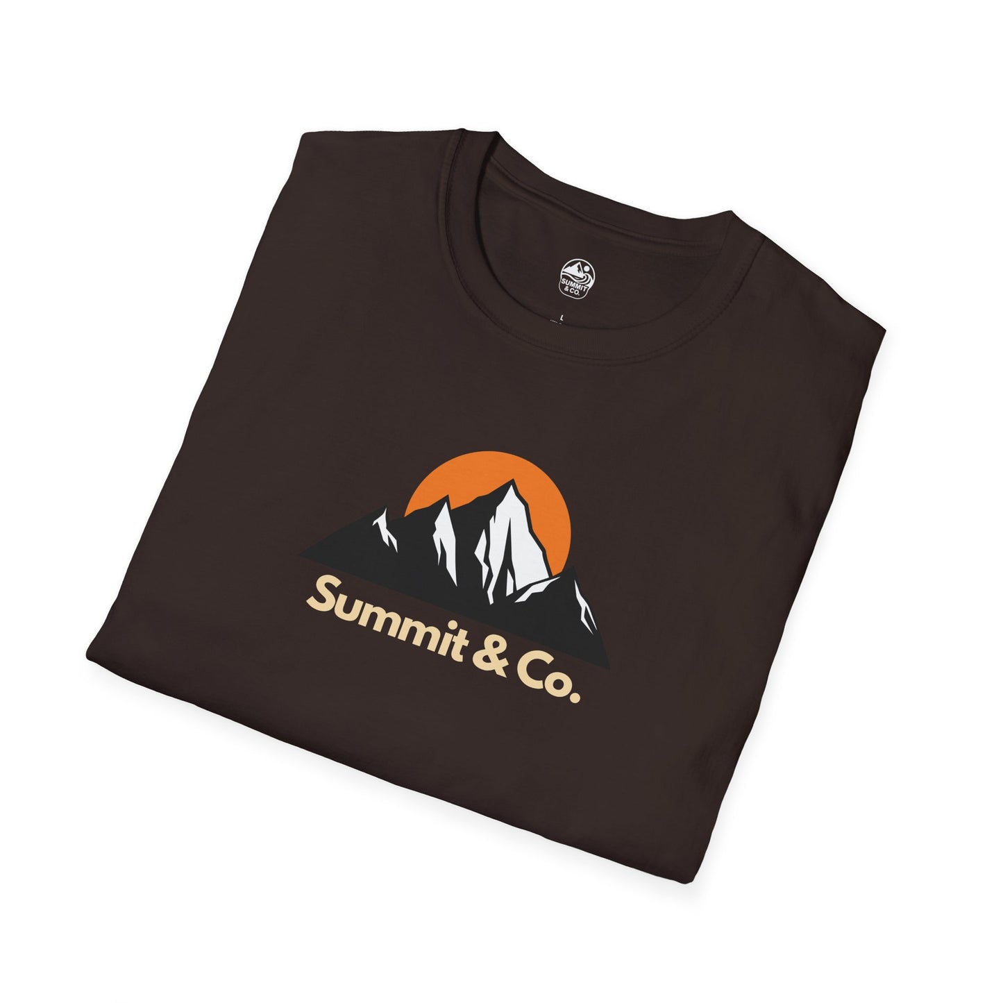 Summit&Co. Softstyle Tee-Mountain& Sun