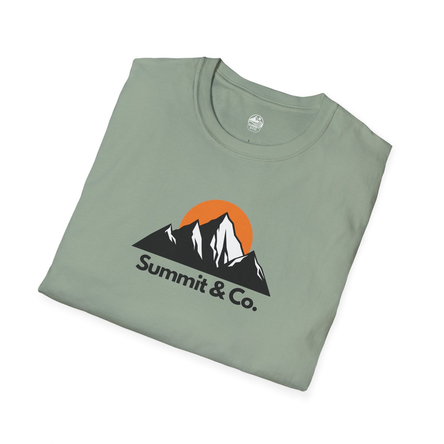 Summit&Co. Softstyle Tee-Mountain& Sun