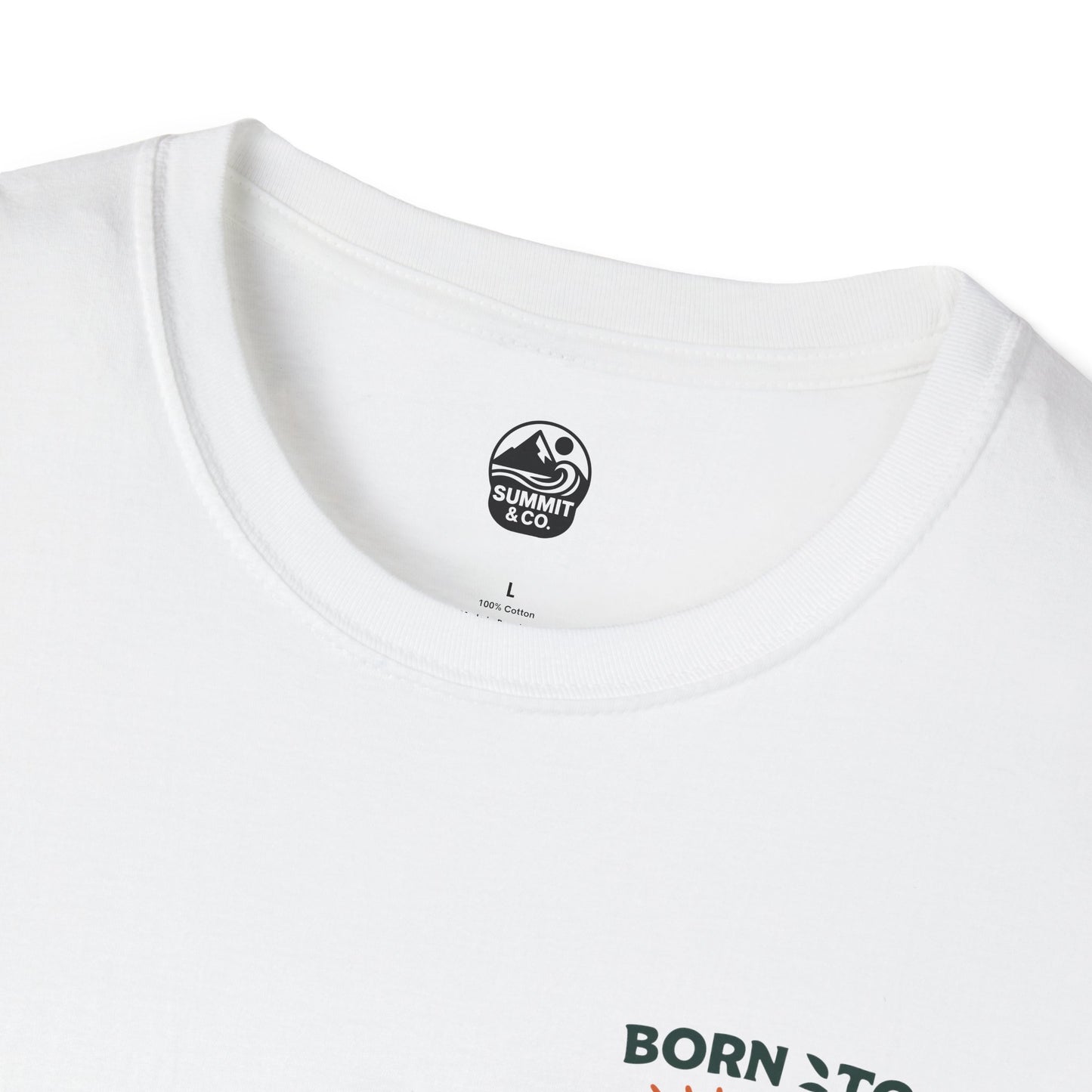 Summit&Co. Softstyle Tee-Born To Cruise (w/Back Design)