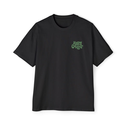 Men's Heavy Oversized Tee - Happy Camper