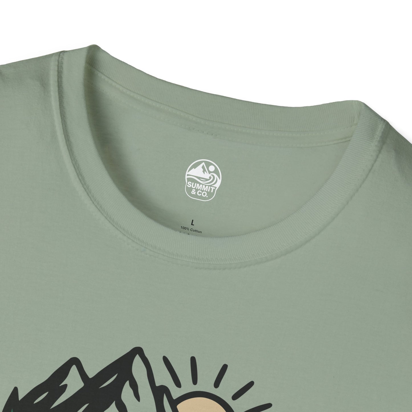Summit&Co. Softstyle Tee-Brushed Mountains