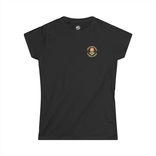 Summit&Co. Women's Slim Unstoppable Starts Here Tee