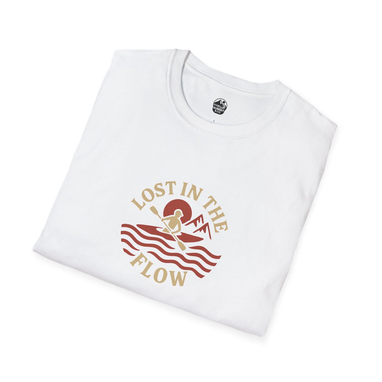 Summit&Co. Softstyle Tee-Lost In The Flow (w/Back Design)