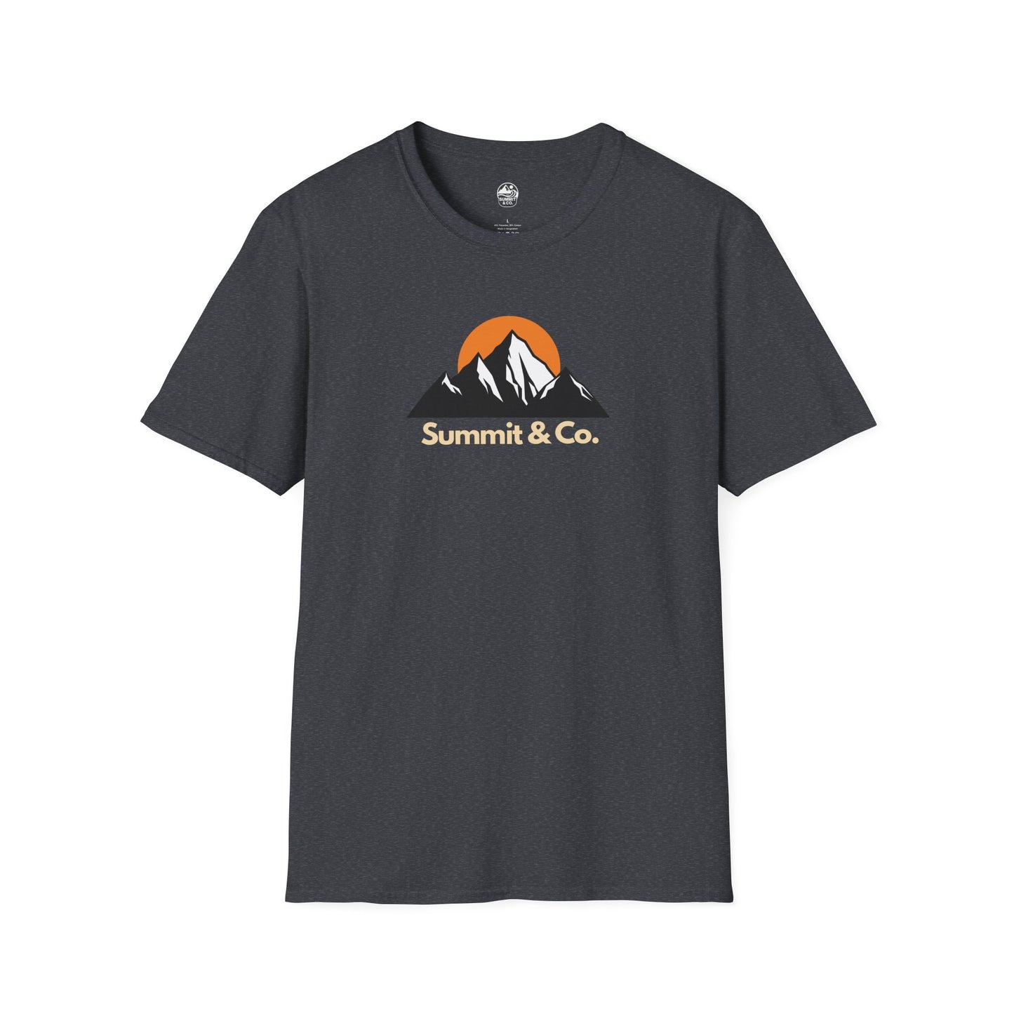 Summit&Co. Softstyle Tee-Mountain& Sun