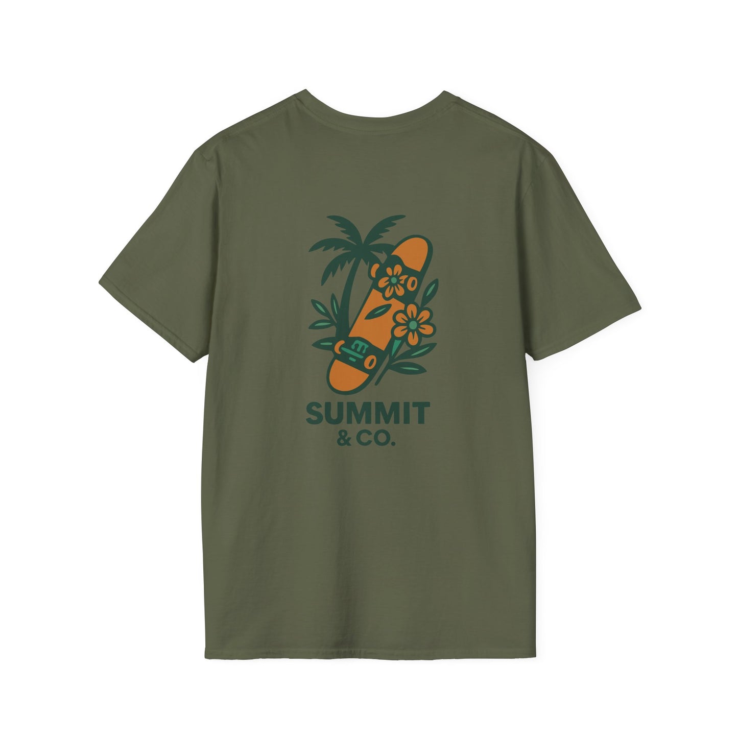 Summit&Co. Softstyle Tee-Born To Cruise (w/Back Design)