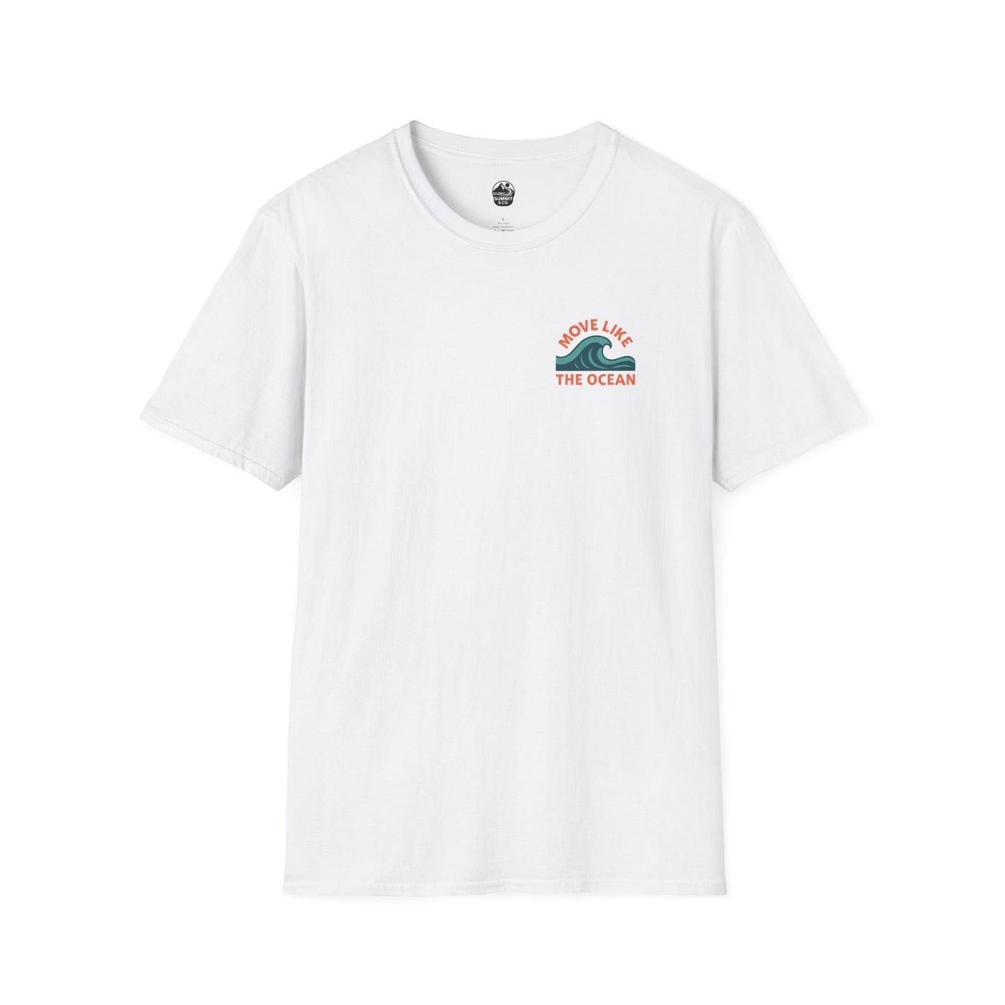 Summit&Co. Softstyle Tee-Surfer Woman (w/Back Design)