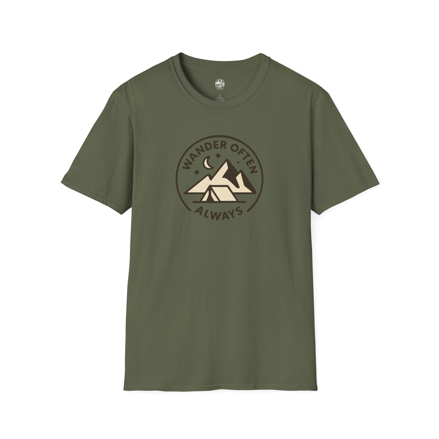 Summit&Co. Softstyle Tee-Wander Often Always