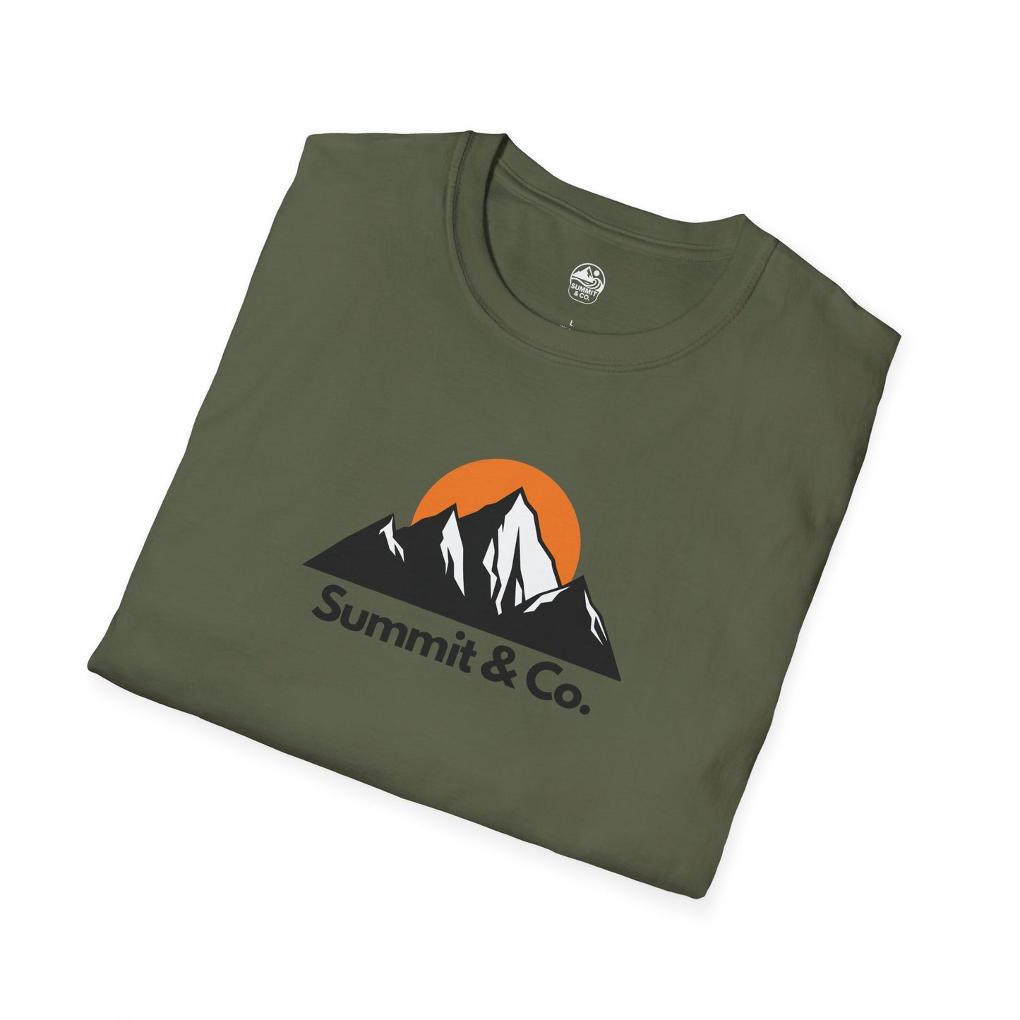 Summit&Co. Softstyle Tee-Mountain& Sun