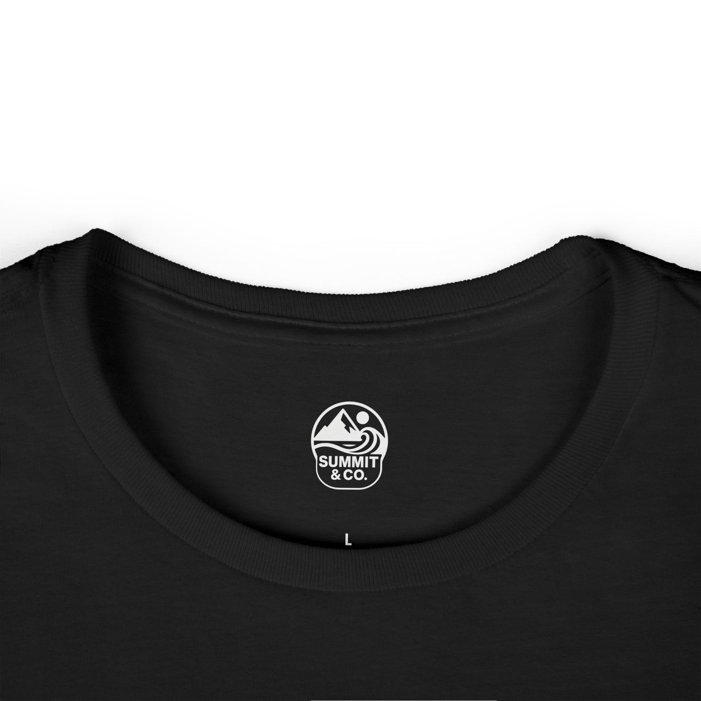 Summit&Co. Women's Slim Strong Back Open Heart Tee