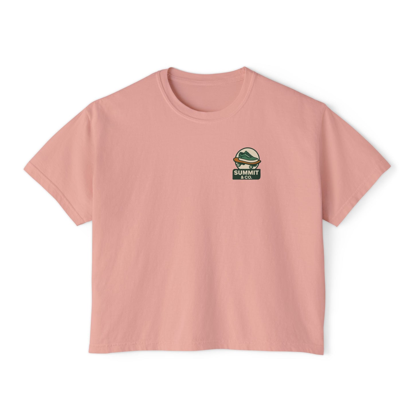 Summit&Co. Women Boxy Tee-Skate Shoe