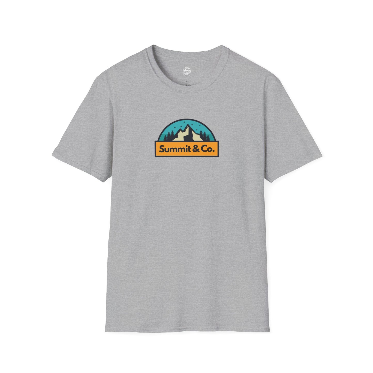 Summit & Co. Softstyle Tee-Vintage Logo