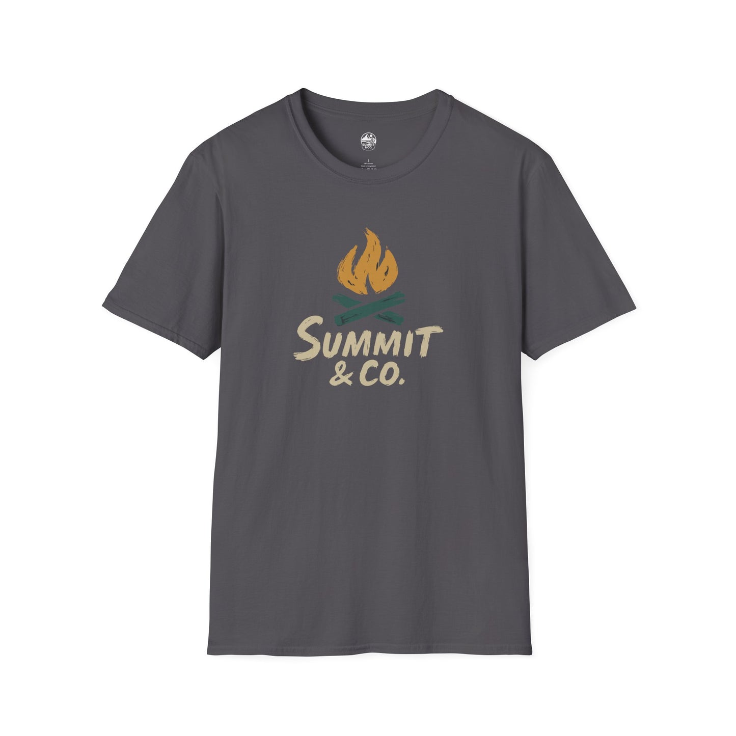 Summit&Co. Softstyle Tee- Brushed Fire