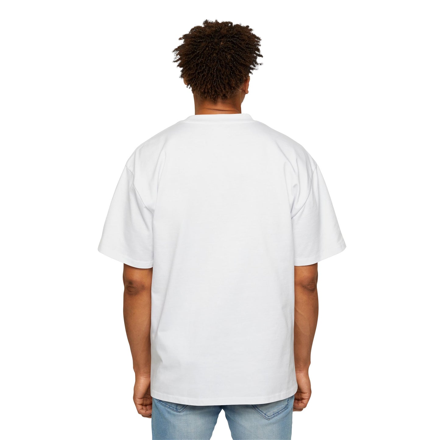 Men's Heavy Oversized Tee - Happy Camper