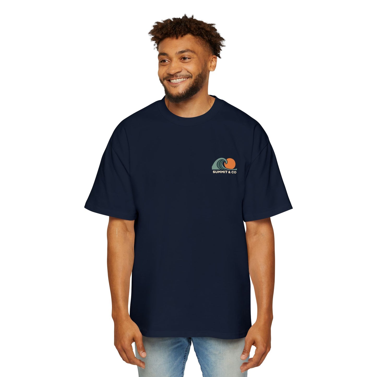 Men's Heavy Oversized Tee-Wavey
