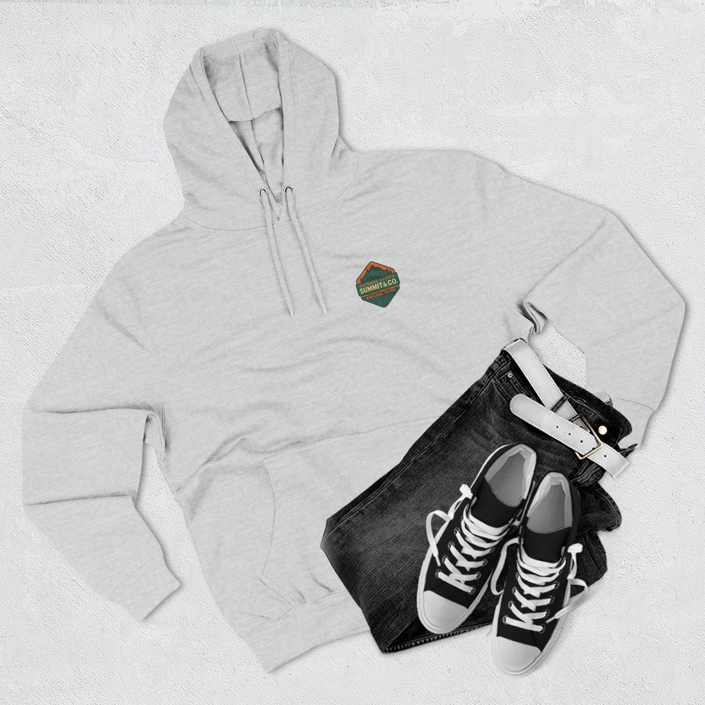 Summit & Co. Three-Panel Fleece Hoodie