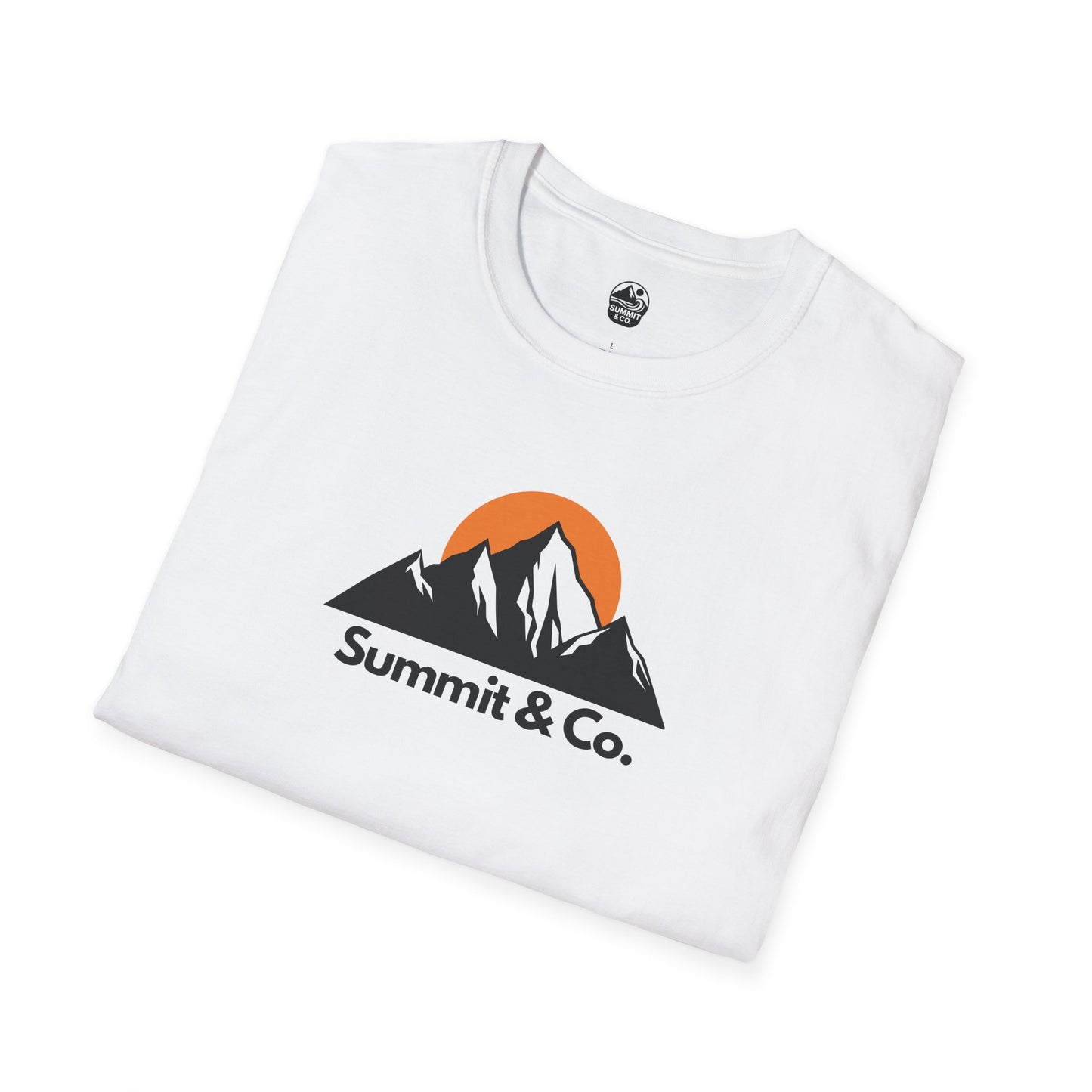 Summit&Co. Softstyle Tee-Mountain& Sun