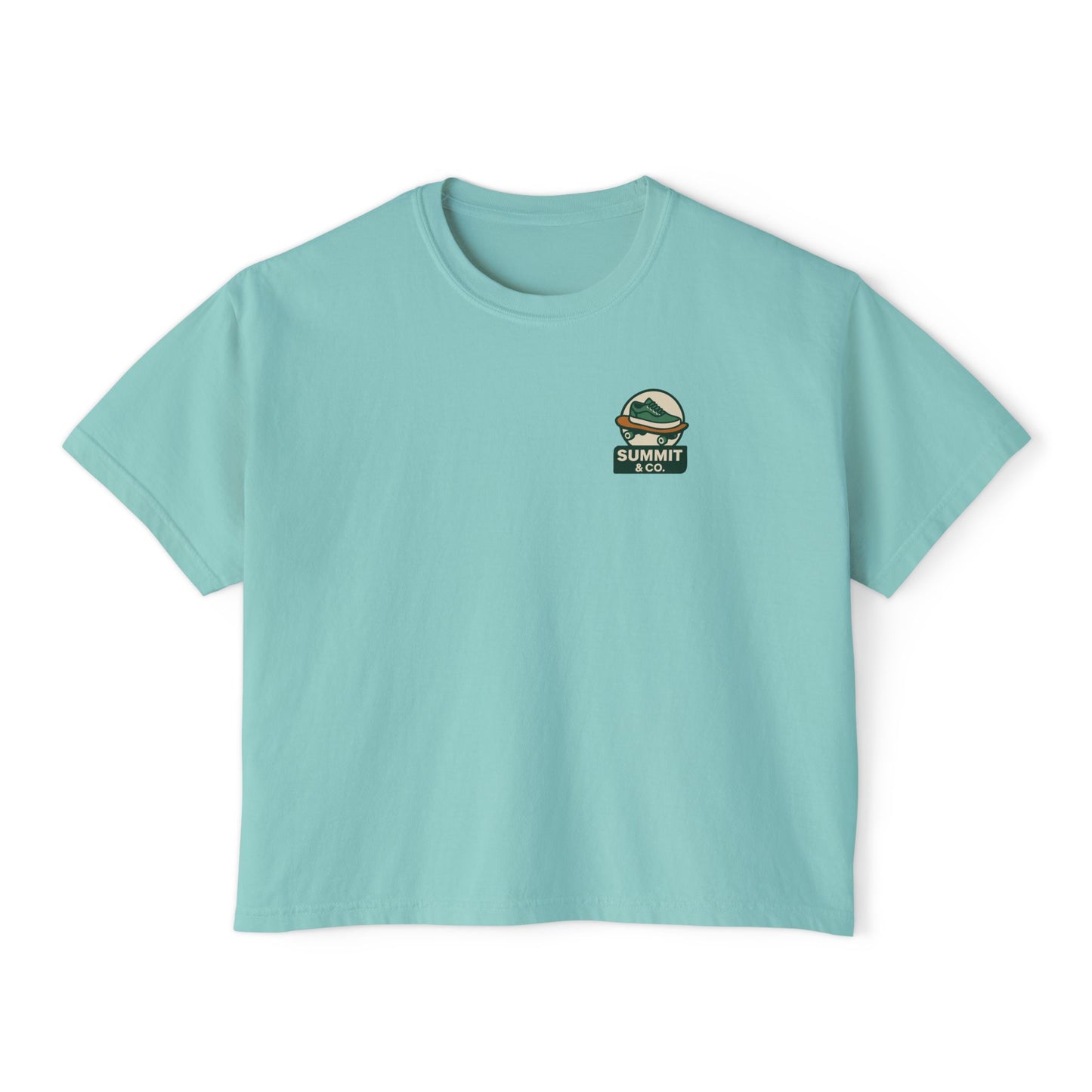 Summit&Co. Women Boxy Tee-Skate Shoe